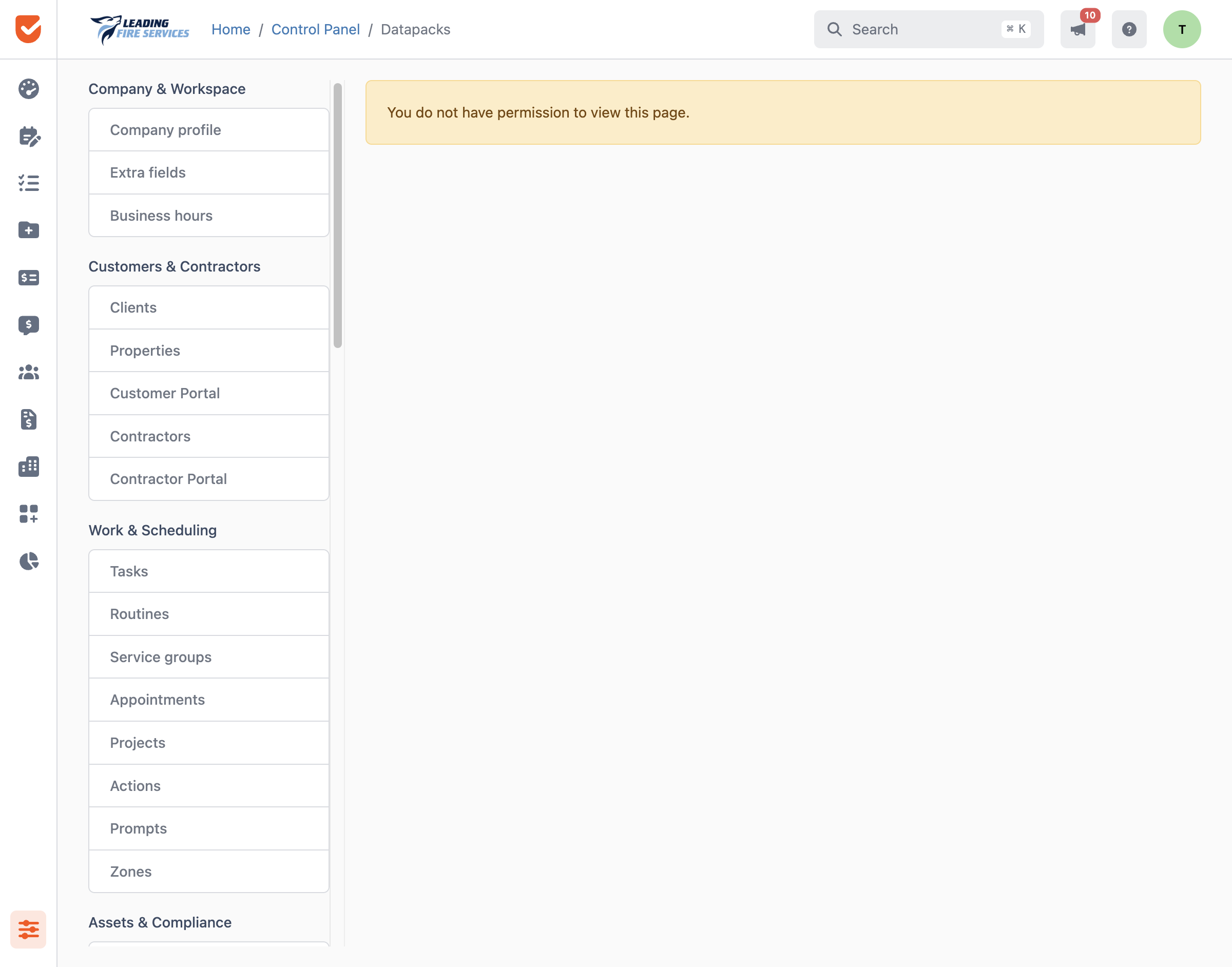 Datapacks | Control Panel